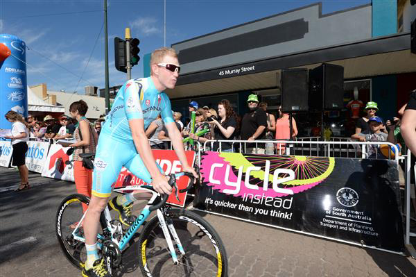 Lieuwe Westra at the start